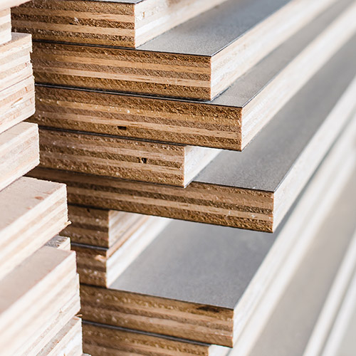 layer of industrial plywood in construction site as background image